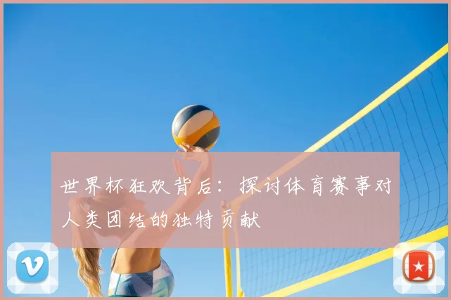世界杯狂欢背后：探讨体育赛事对人类团结的独特贡献